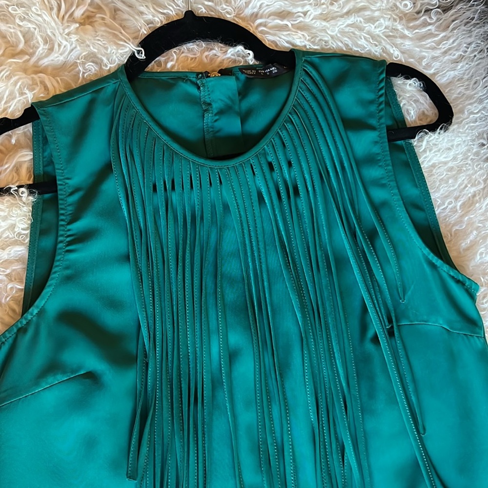 Zara Fringe Dress in Like New Condition
